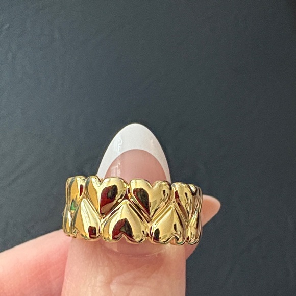 Gorjana Lou Heart Statement Ring Size 7 - Picture 3 of 8